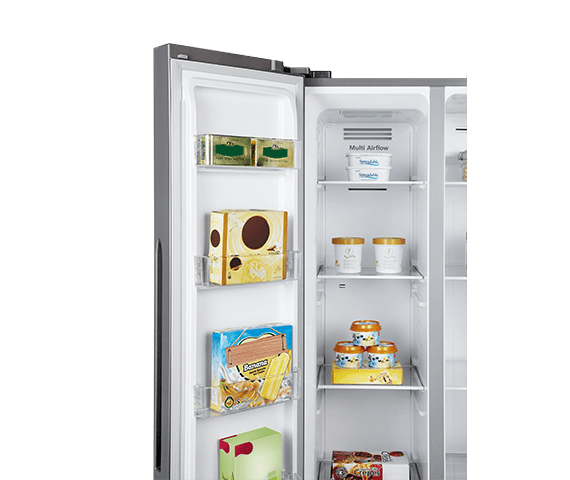 Refrigeradora Side by Side 15.6p3 Acero Inoxidable Hisense RS16N6ASN