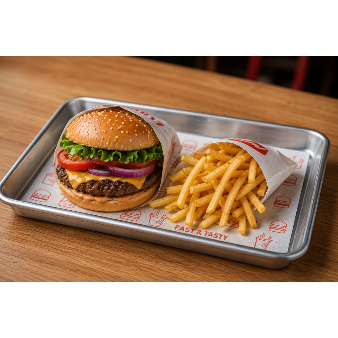 (LLEGANDO 19 DE JUNIO) Bandeja de Aluminio para Servir Comida Hornear 24x16x2.5cm 601031
