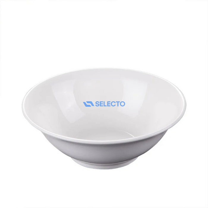 Plato Hondo Redondo de Melamina Blanco 6" BG-206H-6W