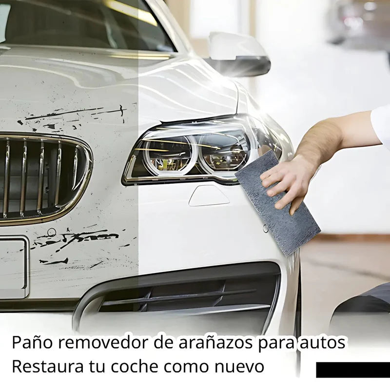 Paño Removedor De Rayones Para Auto. Paño Multiusos De Reparación De Arañazos Para Carros. Quita Rayas De Carro (Set De 12 Unds) AB1392