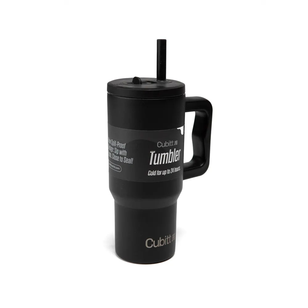 Mini Tumbler con Carrizo Negro 24oz Cubitt. Termo. CT-TUMBS1 Cubitt