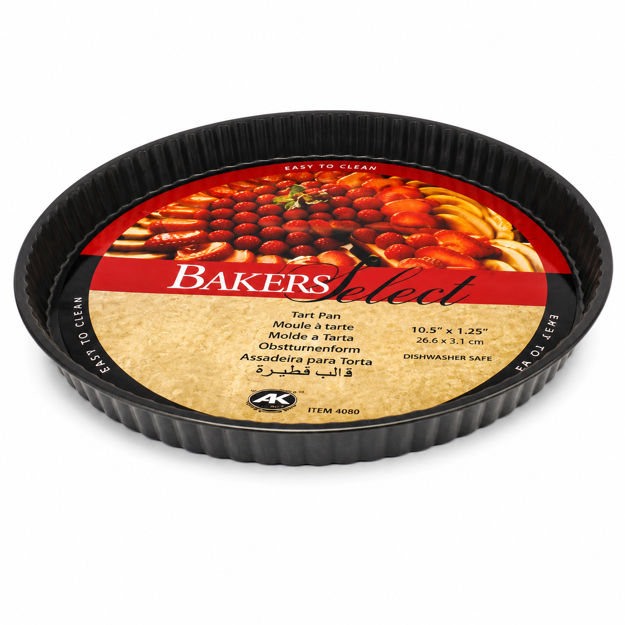 Molde Redondo 30x4cm para Tartas, Quiches y Pie (Pays) – 713-749