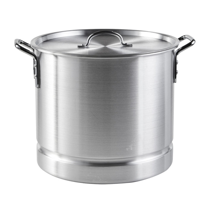 Olla de Aluminio con Vaporera de 8QT, 12QT, 16QT, 20QT, 24QT, 32QT, 40QT, 52QT, 60QT & 80QT