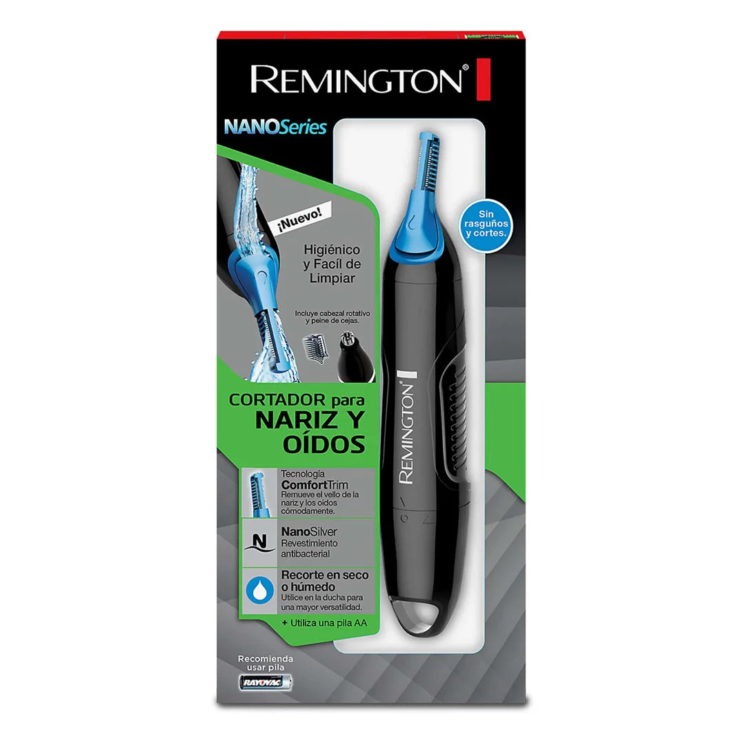 (LLEGANDO 3 DE JULIO) Recortadora de Nariz, Oídos y Cejas Remington NE3250 | Trimmer Inalámbrico con Tecnología Comfort Trim