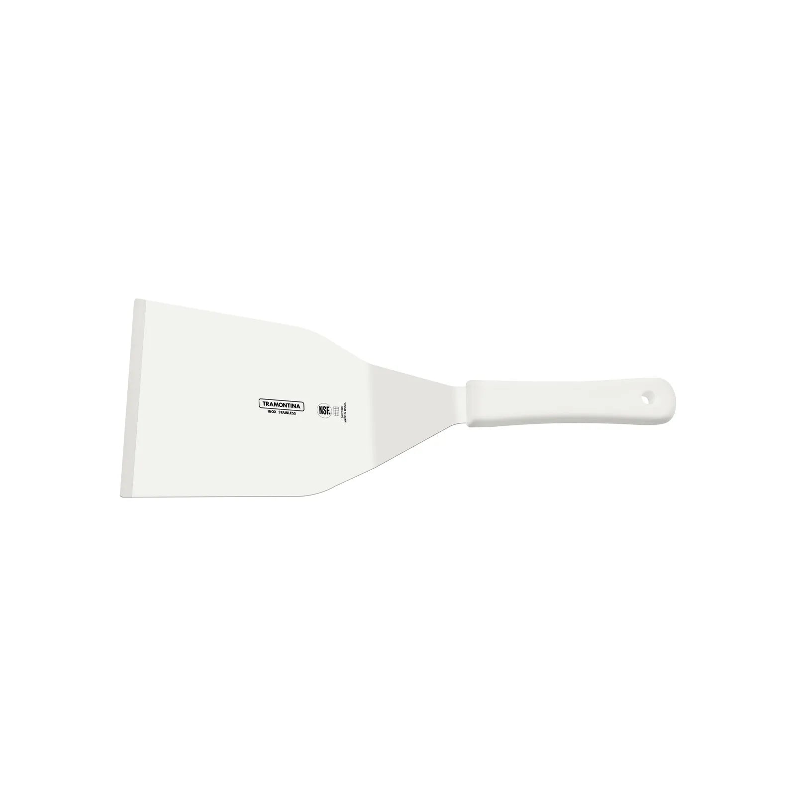 Espátula de Acero Inoxidable Profesional 7x4,1/4" Mango de Polipropileno para Cocina Tramontina 24677-187