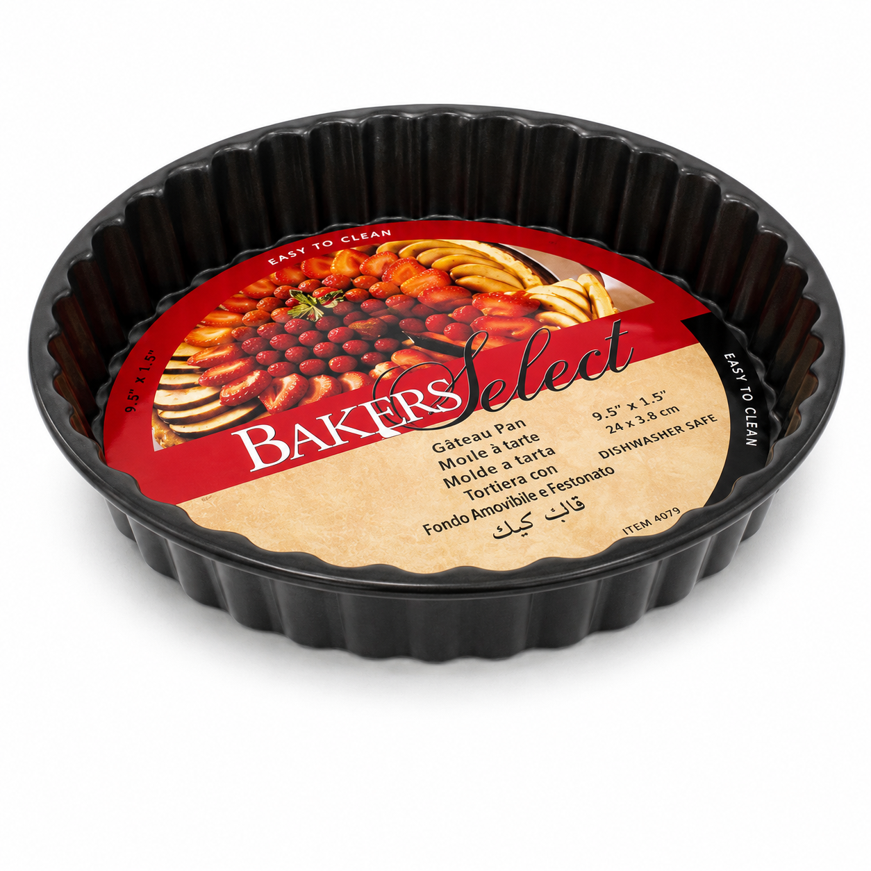 Molde Redondo para Dulces Tartas Pie (Pays) y Quiches 23×5cm – 713-748