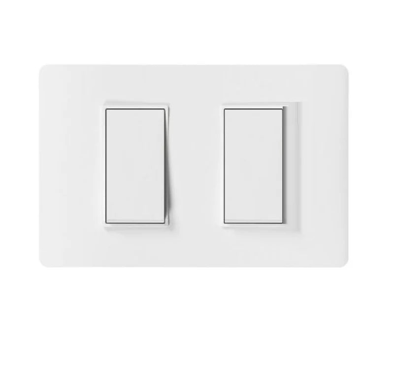 Interruptor Doble 10 Amperios-125Volt 60Hz 1 Vía Color Blanco ELT0395