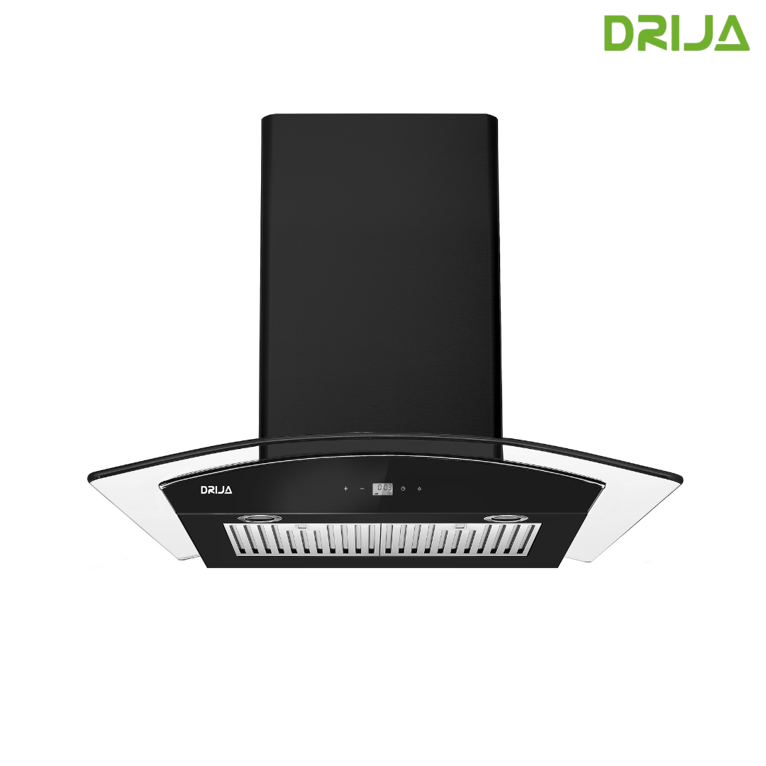 Extractor de Grasa Tipo Campana Prisma Touch 76 Black Drija