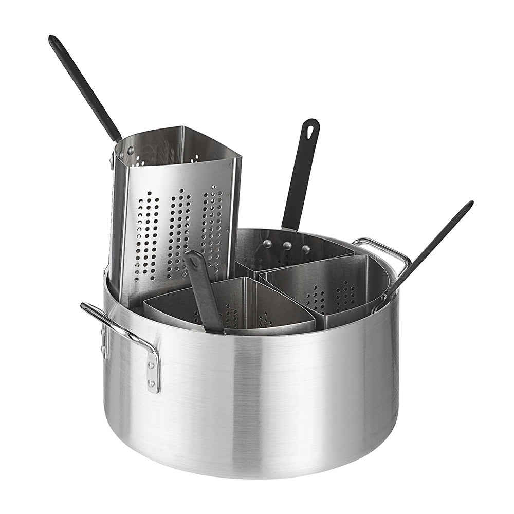 (LLEGANDO 31 DE DIC) Olla de Aluminio 36cm / 23L para Pastas con 4 Cestas 21002/21005