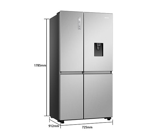 Refrigeradora Side By Side 23p3 Inverter con Dispensador de Agua Hisense RS230NV5A