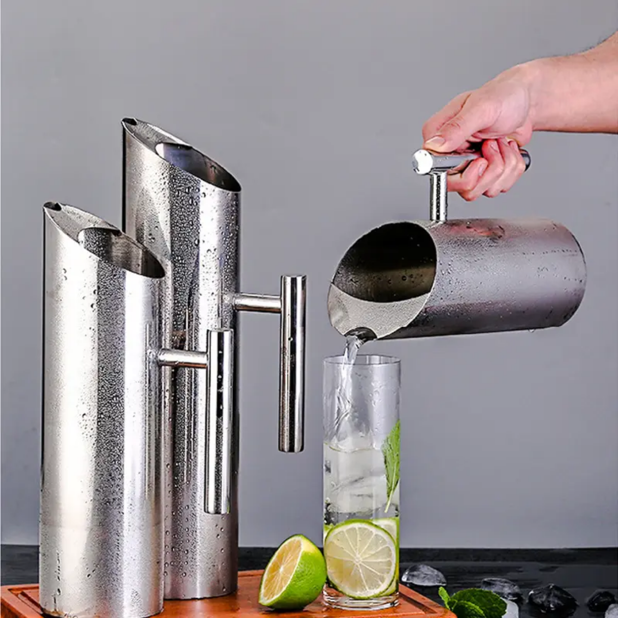 Jarra de Agua Hotelera de Acero Inoxidable 1.5L HVB02