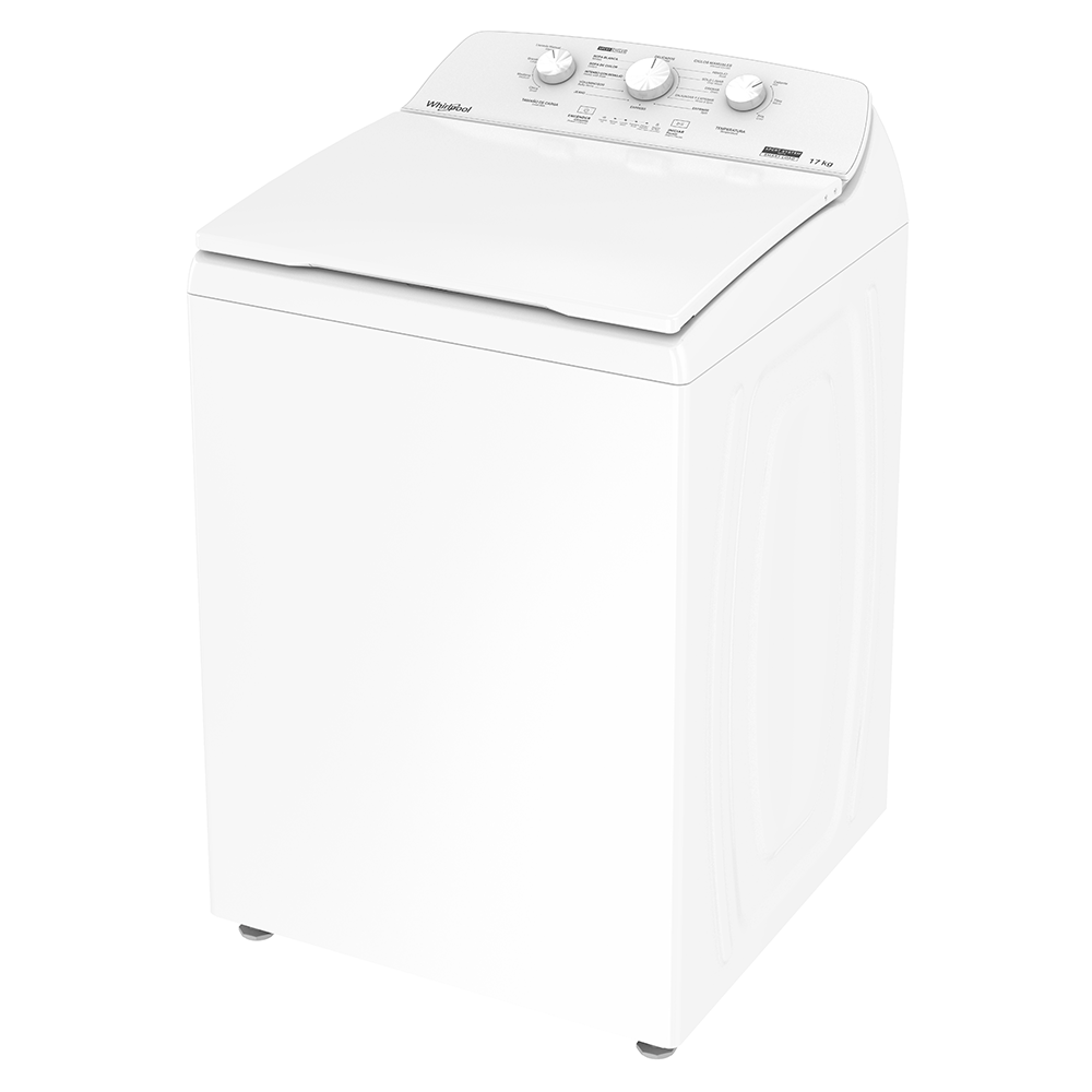 Lavadora Automática Whirlpool 8MWTW1713MJQ 17 kg Carga Superior con Xpert System, Agitador Single Action y Tina de Acero Inoxidable