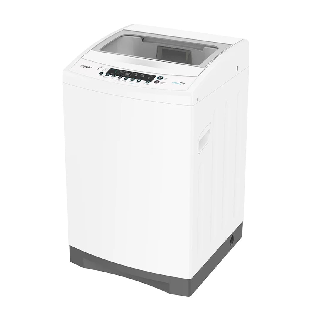 Lavadora Automática Whirlpool WWI14AWHLS de 14 kg Carga Superior Automática con Sistema Impeller, Panel Digital y Filtro Atrapa Pelusas