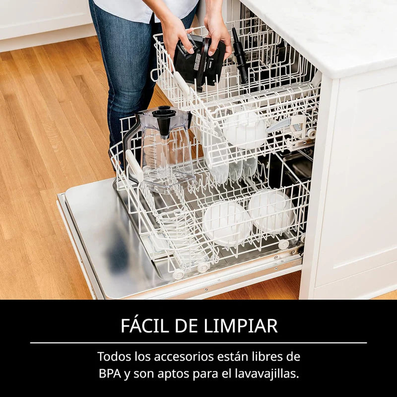 Licuadora 3 En 1 Professional Plus Kitchen System. Sistema De Cocina BN801 De 1400 W. 4 Velocidades Y 5 Programas Iq. Ninja NJS-04-BN801