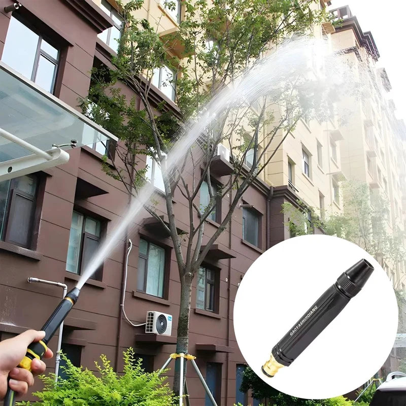 Manguera De Agua De Jardin Con Boquilla Pulverizadora De Alta Presión (20 Metros). Pistola De Riego Ajustable. Incluye Conectores De Plástico. TU293