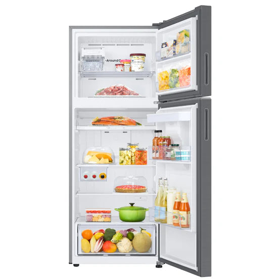 Refrigeradora Top Mount 14p3 con Dispensador de Agua Silver con Wifi Inteligente Samsung RT42DG6734S9/AP