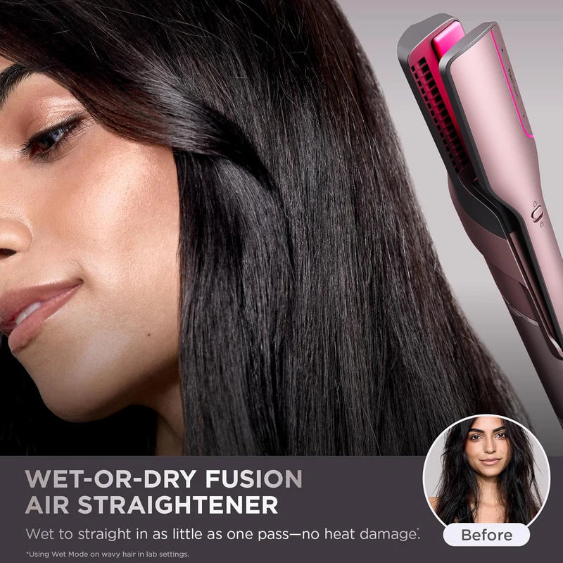 Secador Y Plancha Shark Flexfusion 5 En 1. Cepillo Estilizador Blower De Cabello HD641S.