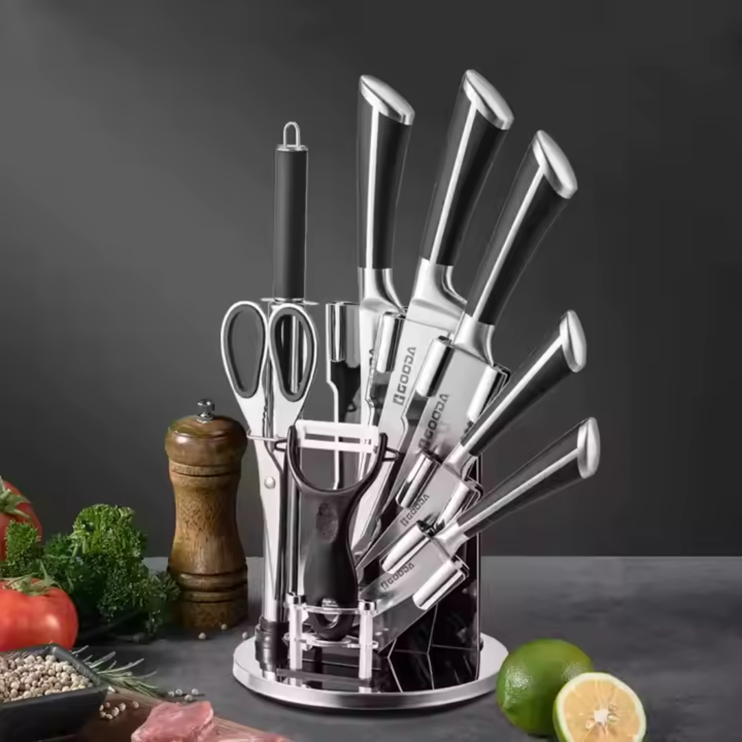 Set de 8 Piezas de Cuchillos de Acero Inoxidable EP-8KS-12SET