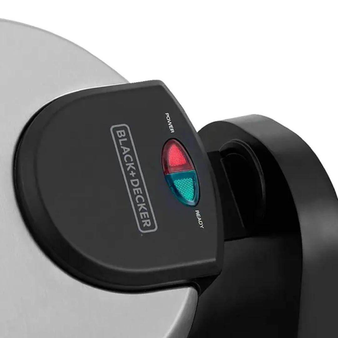 Waflera Giratoria Eléctrica Black and Decker WM1404S-LA Waffles. Wafle. Wafflera BLACK + DECKER