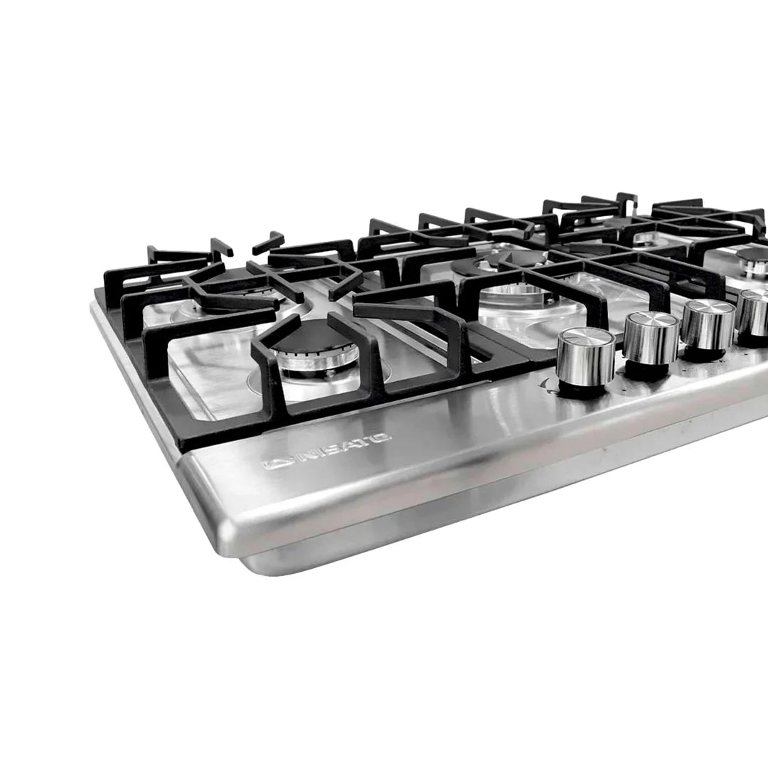 Estufa Empotrable a Gas Nisato 30" de 5 Quemadores – NPCT-76PROKD