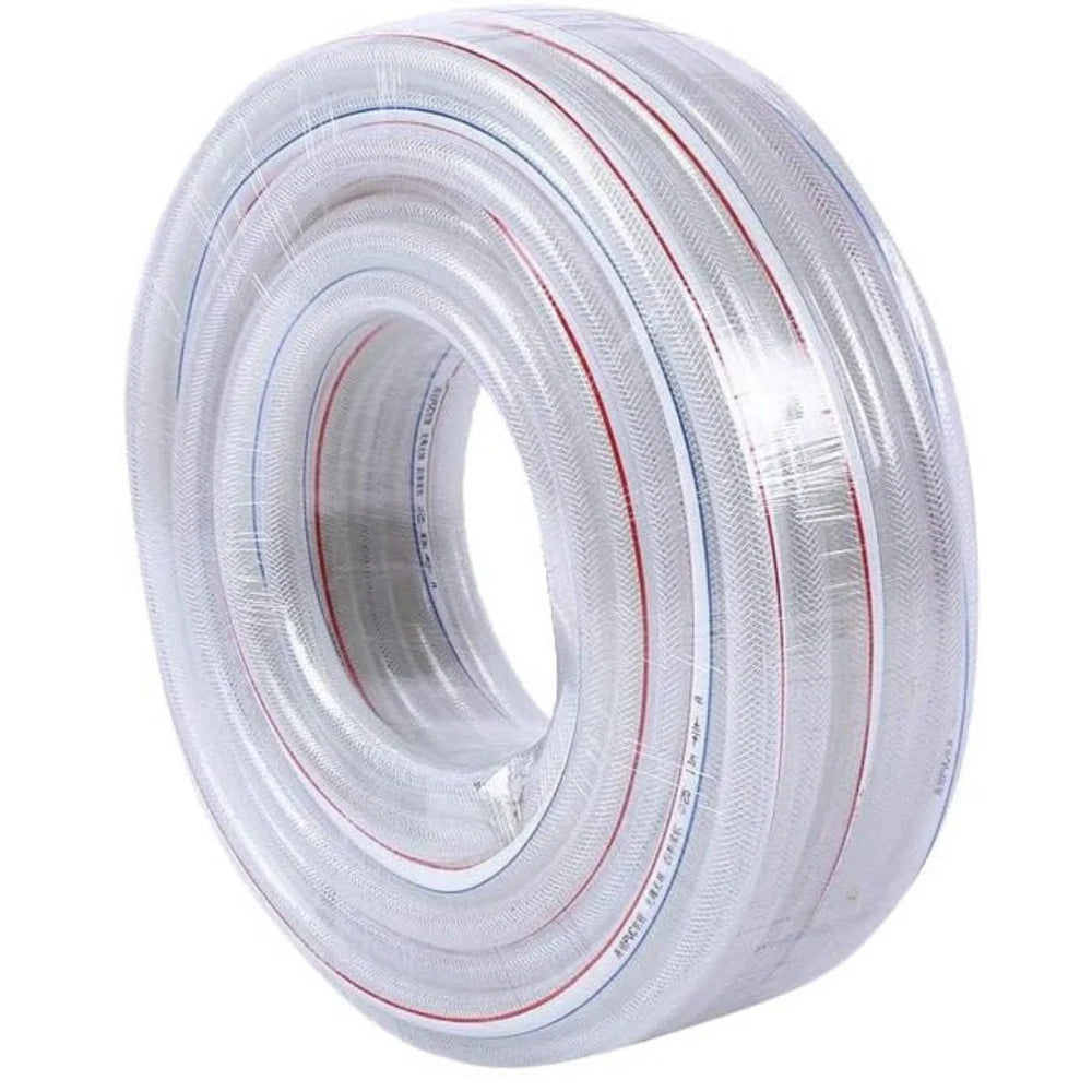 Manguera Transparente de PVC Reforzada para Gas 100 Yardas 3/8" | MG-T100E