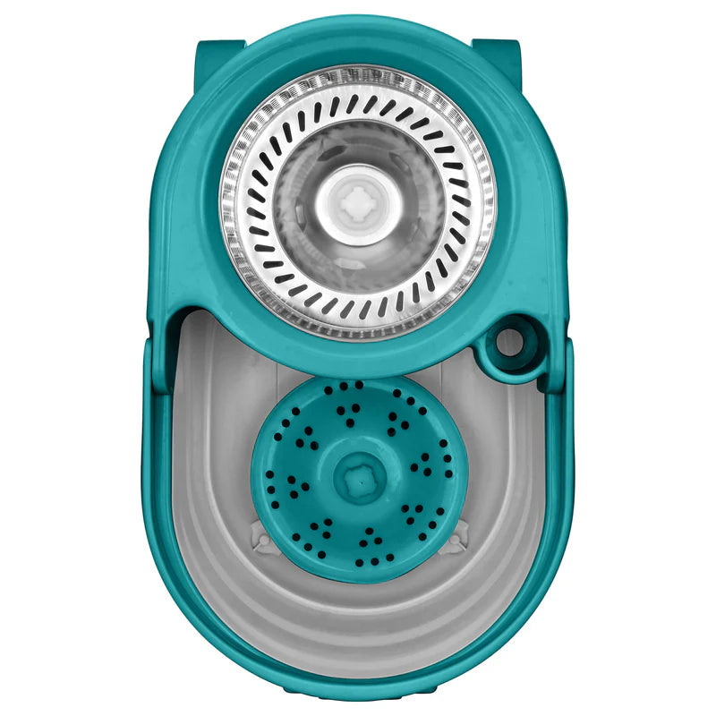 Trapeador Spin & Mop Max Con Tina Giratoria Inoxidable De 9 Litros AN36