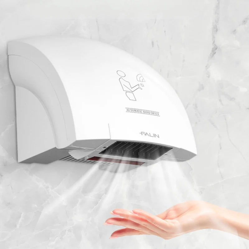 Secador De Manos Automático Con Sensor Infrarrojo De Aire Caliente 110V 1200W Material ABS TU789