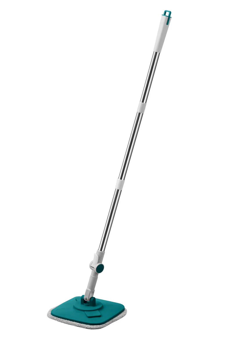 Trapeador Spin Mop Aqua Pure Giratorio Con Tina Separadora De Agua Limpia Y Sucia De 3 Lts AN30