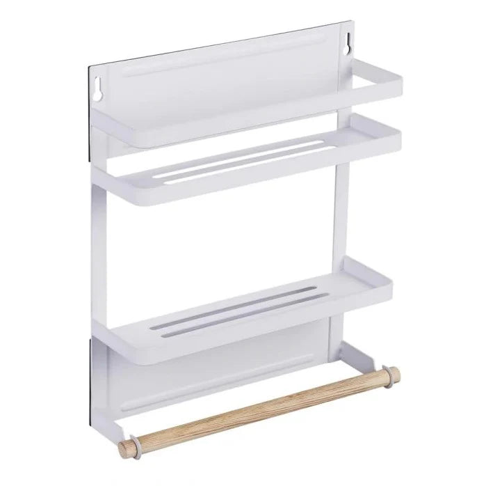 Repisa Organizadora Desmontable Magnética Del Hogar. Color Blanco. DH04 Selecto