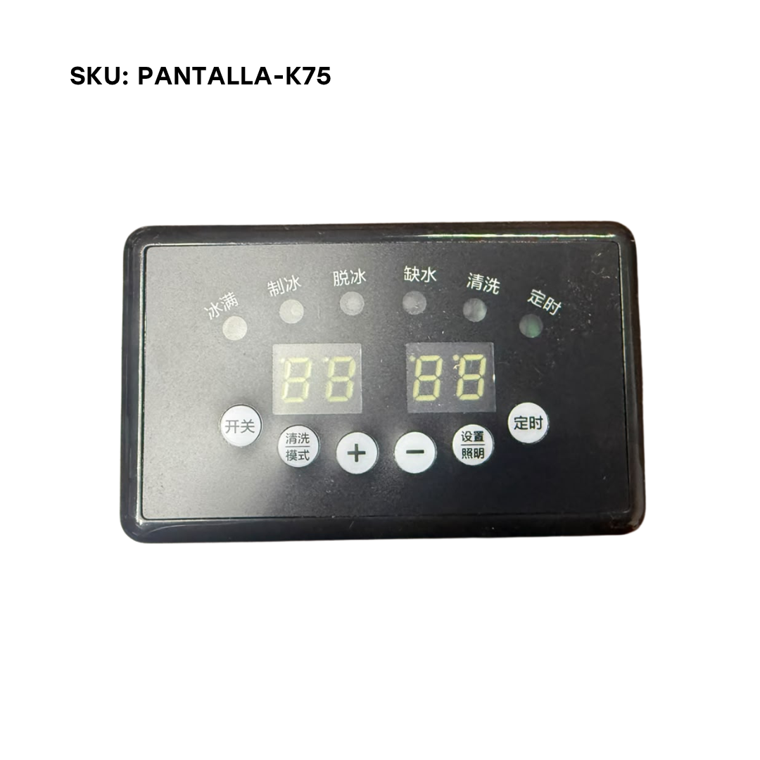 Repuestos para Máquina para Fabricar Hielos Industrial 75kg Sobre Mesa 110V/60Hz K75