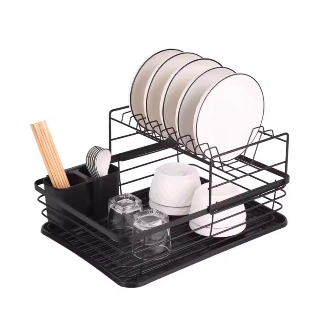 Escurridor de Platos Metal Negro 88276