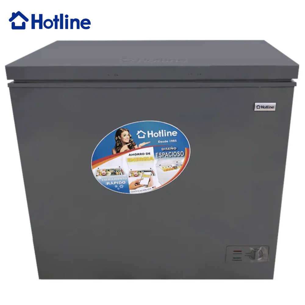 Congelador Horizontal 7.1p3 Gris Hotline HLCF701DA Freezer.
