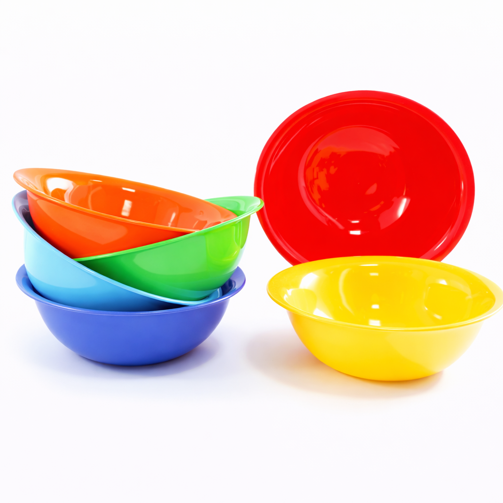 (LLEGANDO 26 DE FEB) Platos Hondo de Melamina de Colores 18cm PET-15005 Bowl.