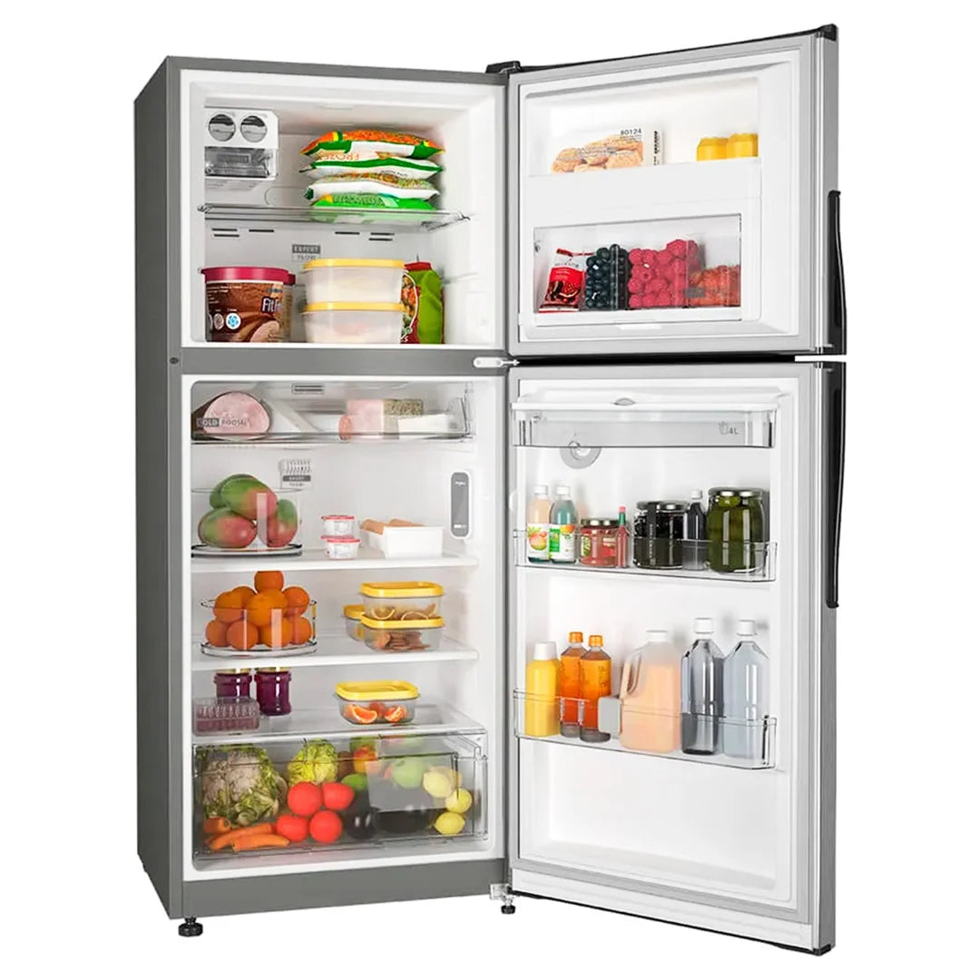 Refrigeradora Whirlpool WRJ43AKTWW 394 Litros 14p3 No Frost Top Mount con Dispensador de Agua y Acero Inoxidable Antifingerprint Nevera.