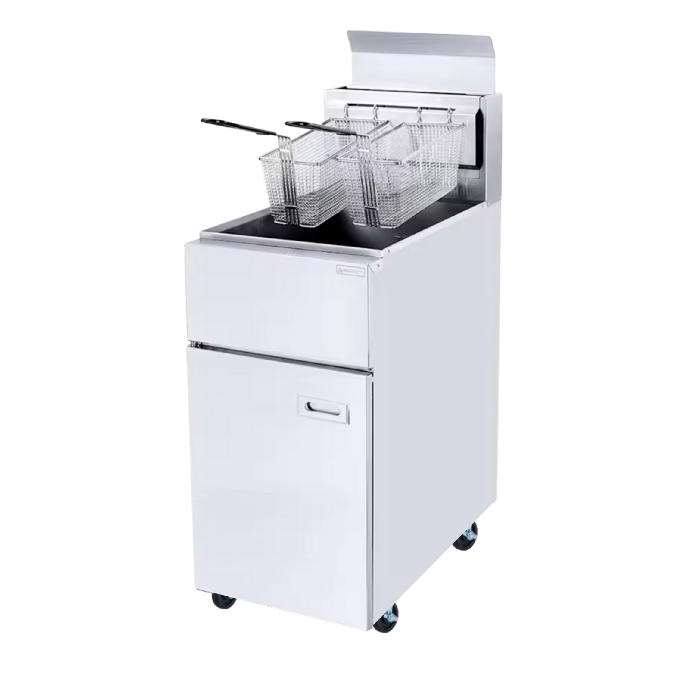 Freidora a Gas Industrial con Pedestal con Rueditas 25L 1 Tanque 2 Canastas HGF-778 Selecto