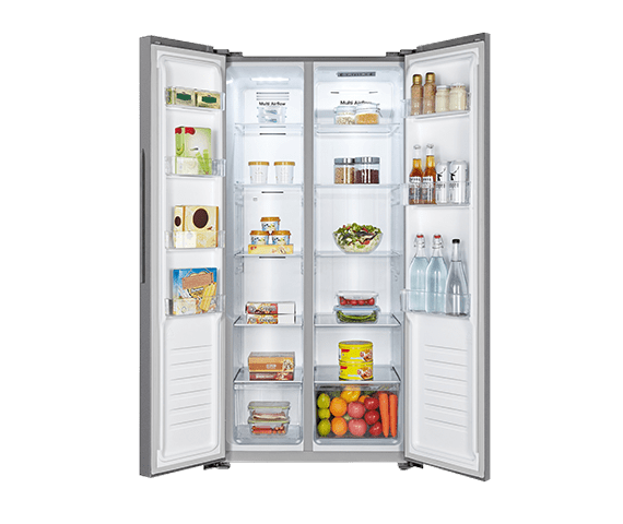 Refrigeradora Side by Side 15.6p3 Acero Inoxidable Hisense RS16N6ASN