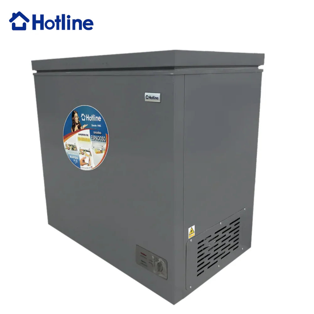 Congelador Horizontal 7.1p3 Gris Hotline HLCF701DA Freezer.