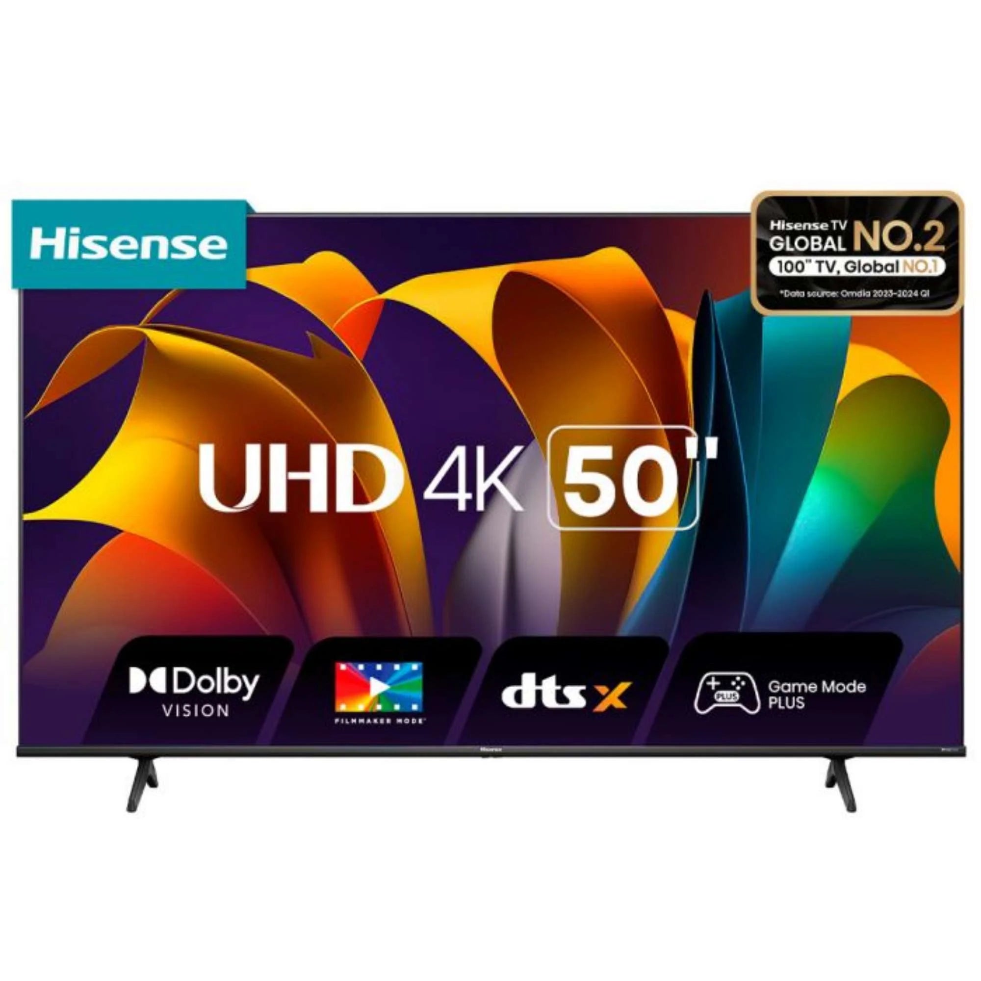 Televisor 50" LED Smart TV UHD 4K VIDAA Hisense 50A6NV Televisión.