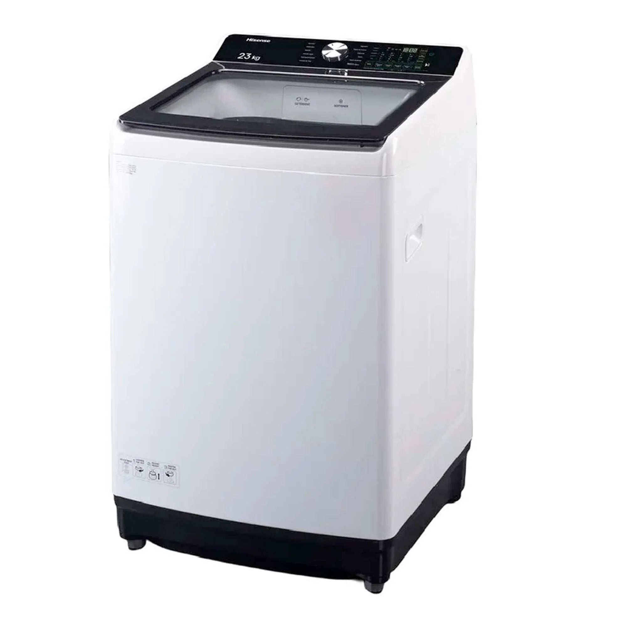 Lavadora Automática de Carga Superior 23kg con Pantalla LED Tecnología Smart Fluzzy Hisense WT3T2323UW