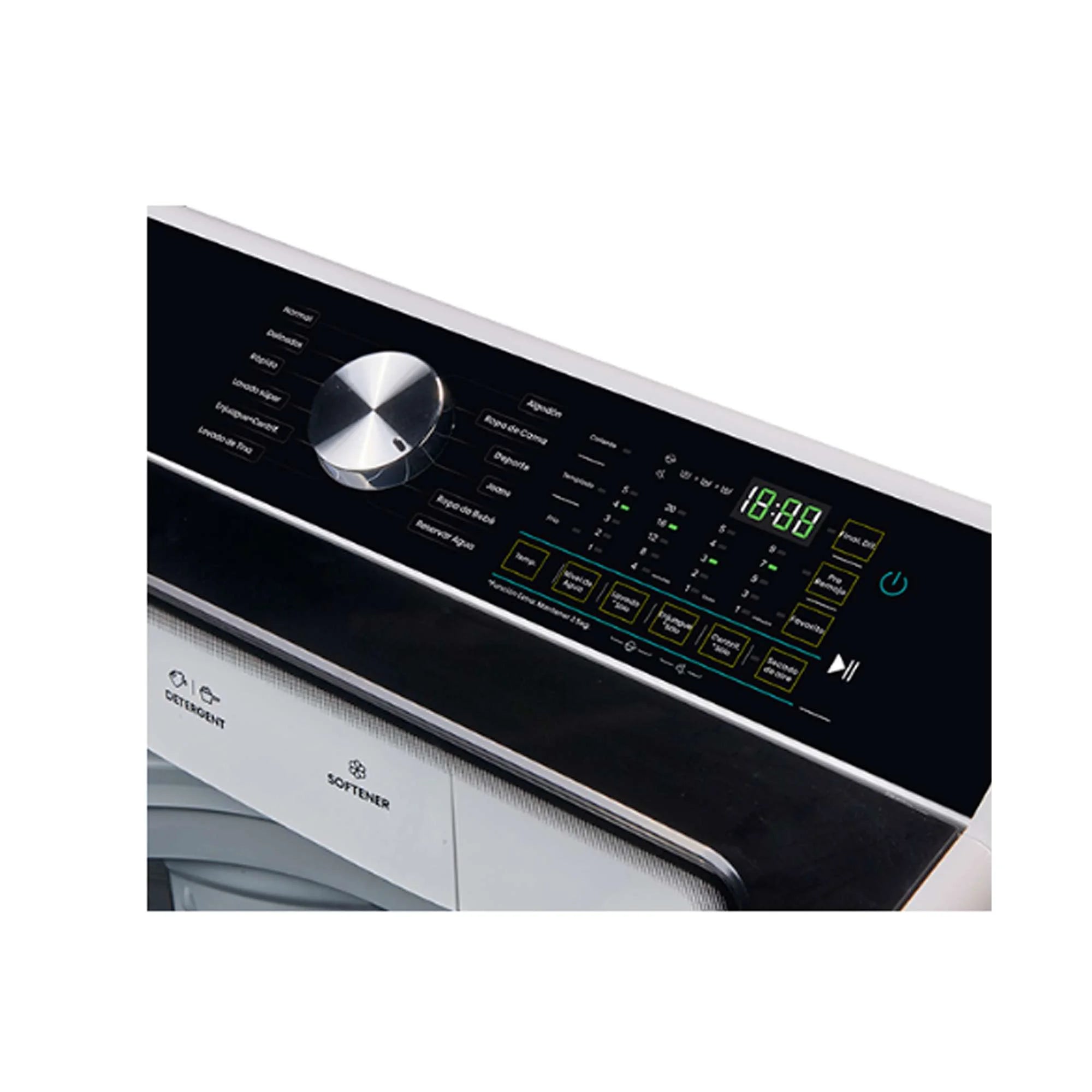 Lavadora Automática de Carga Superior 23kg con Pantalla LED Tecnología Smart Fluzzy Hisense WT3T2323UW