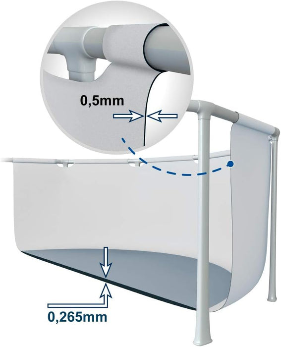 Piscina Elevada Redonda 10pies x 30plg  Prisma Frame Intex 26700NP