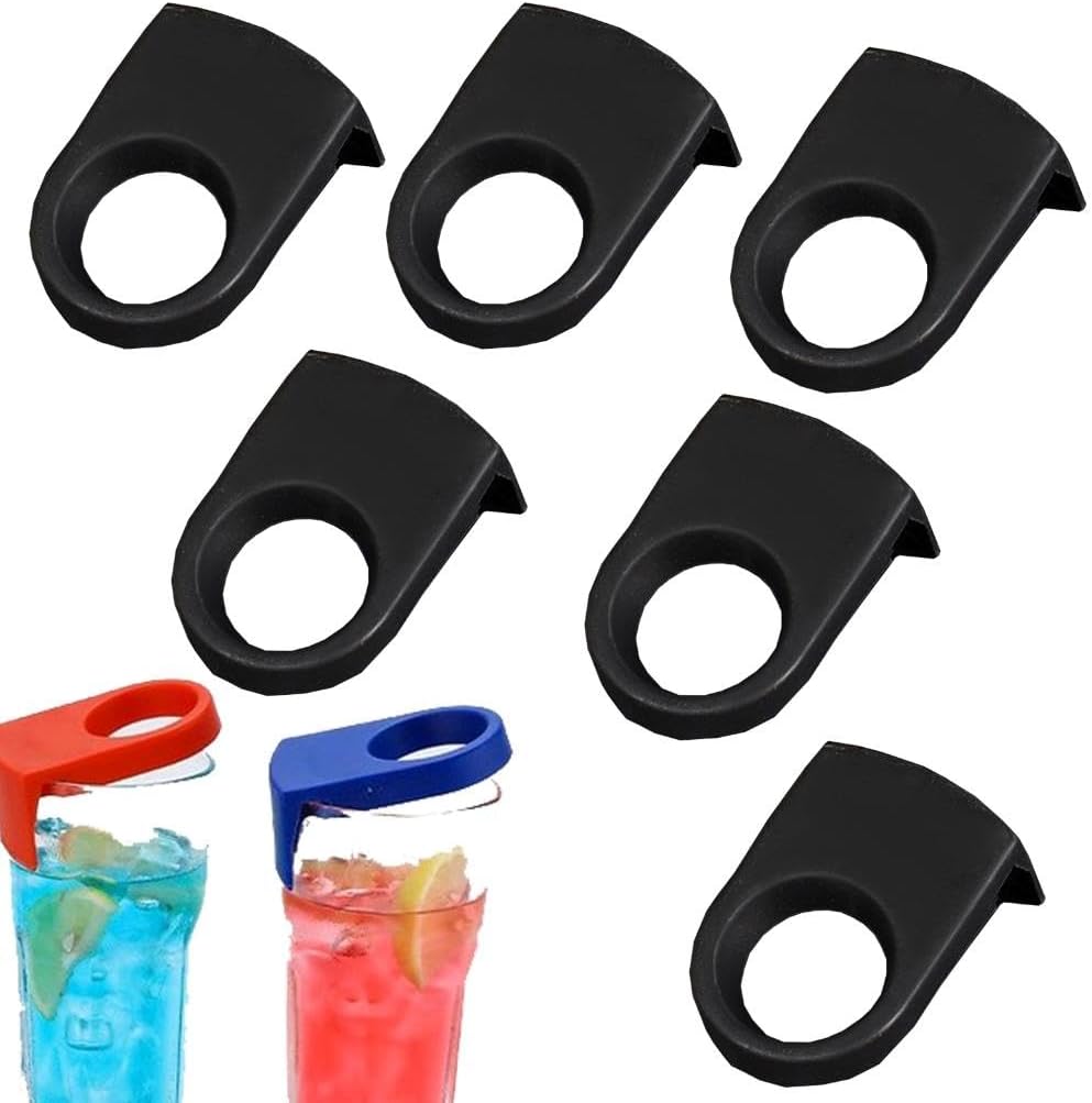 (LLEGANDO 6 DE ABRIL) Clip para Cocktail Soporte para Botellas de Cerveza Plástico 5 Colores Disponibles 5.5cm Diámetro