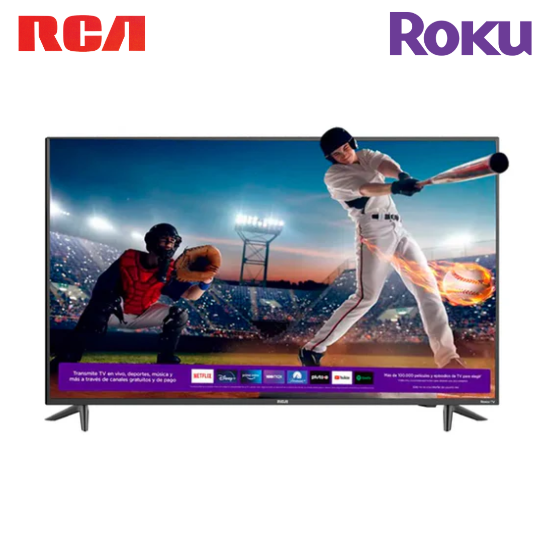 Smart TV Led 50" Ultra HD con Sistema Roku RCA RC50K4RKT2 Televisores.