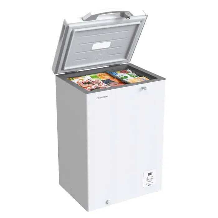 Congelador Horizontal Hisense FT100N1SWR 97L/3.4P3 Convertible con Super Freeze