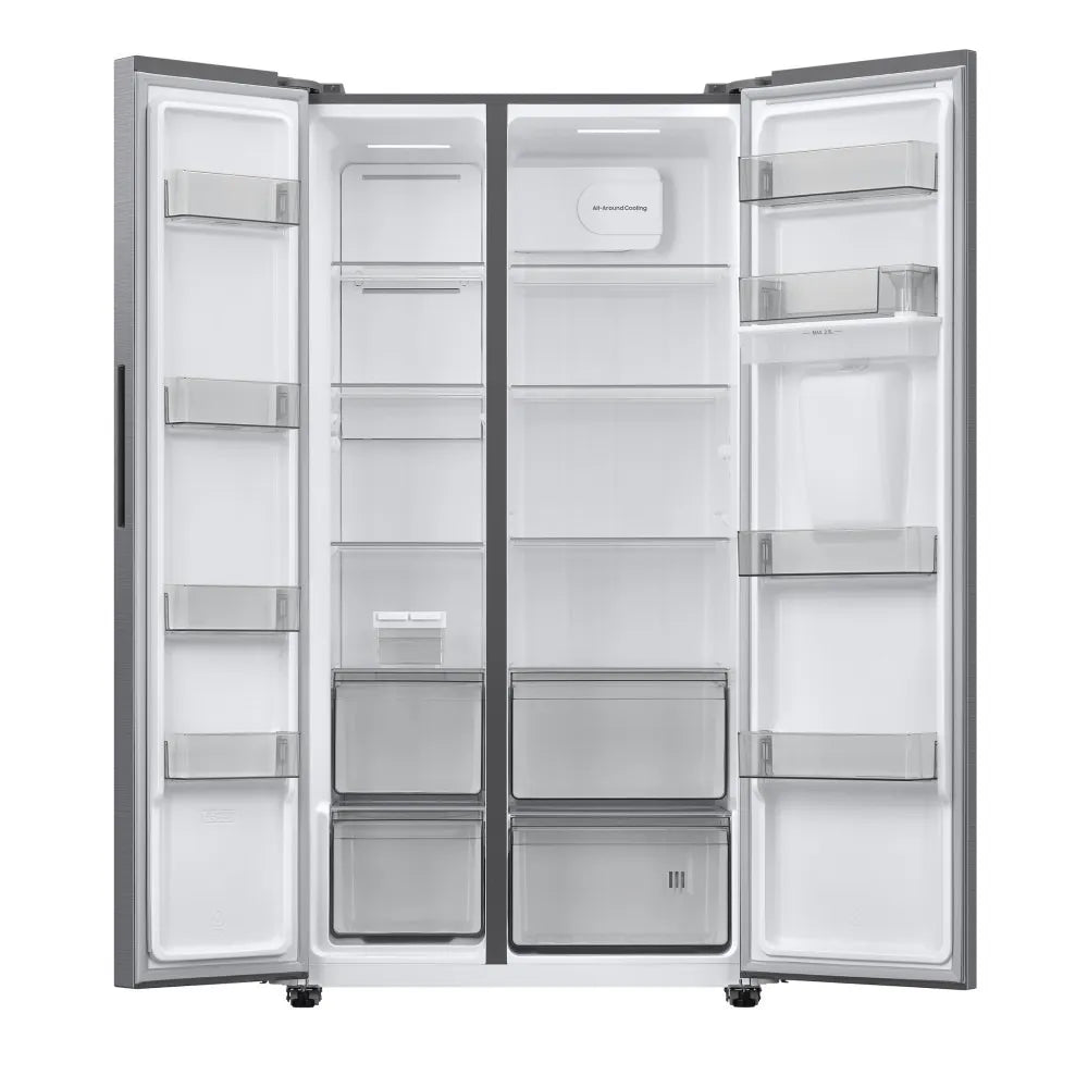 Refrigeradora Nevera Samsung RS40H53WDTED Side by Side 19 Pies³ Digital Inverter con Dispensador de Agua