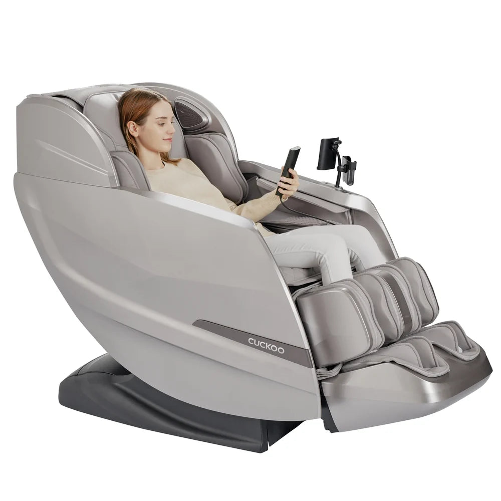 (POR PEDIDO) Sillón Silla de Masaje CUCKOO Renature CMS-E410CP 4D – 22 Programas, Zero Gravity, SL-Track y Bluetooth