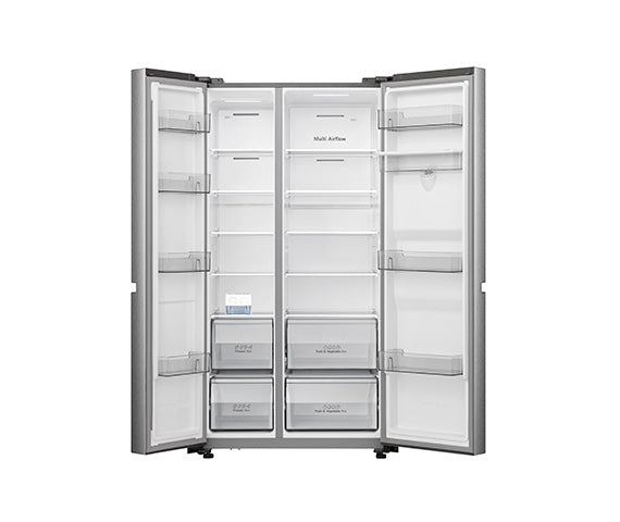 Refrigeradora Side By Side 23p3 Inverter con Dispensador de Agua Hisense RS230NV5A
