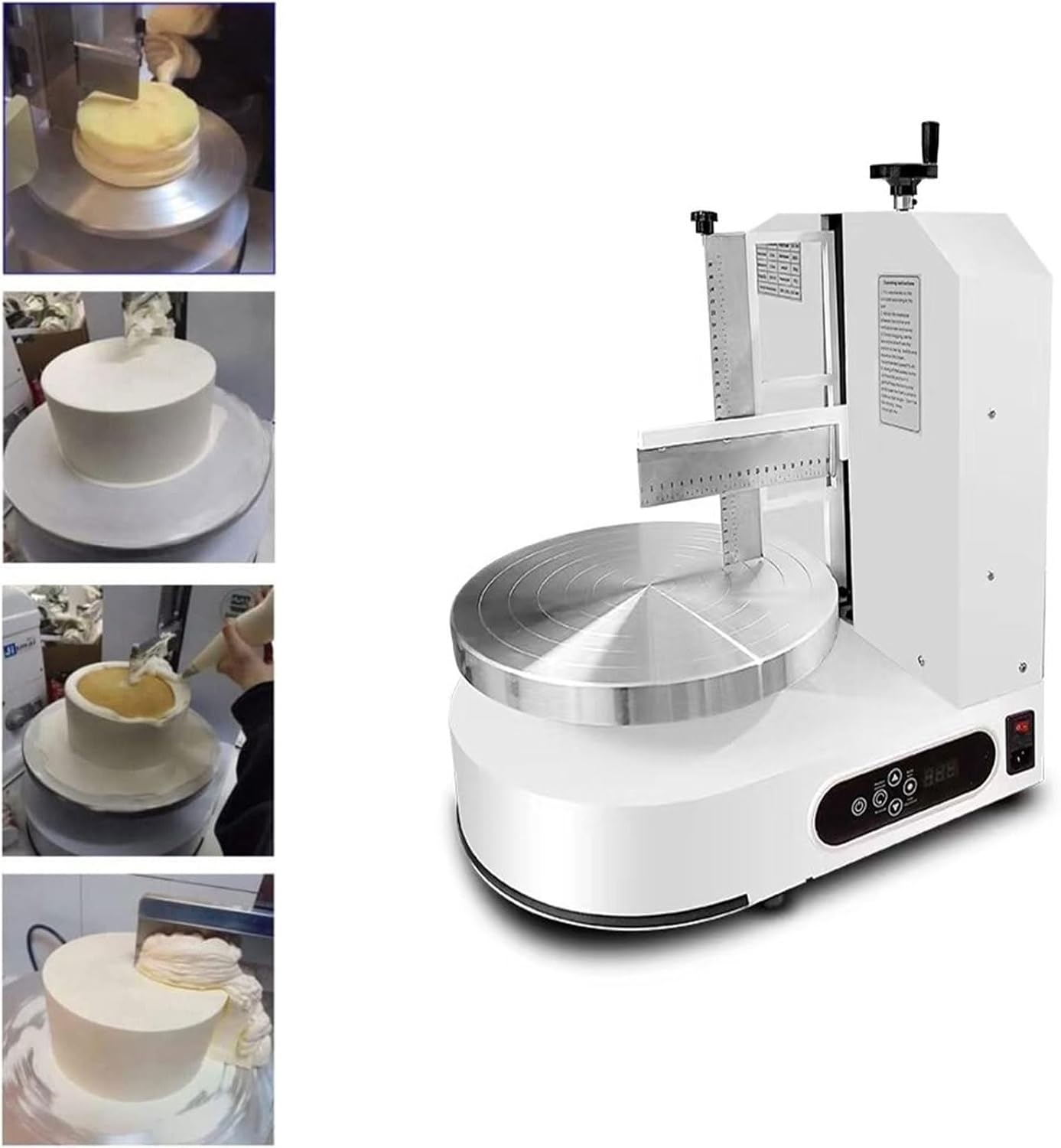 (LLEGANDO 30 DE MAYO) Máquina Giratoria para Dulces Torta con Panel Táctil 36cm Blanco FBL-16T Bailarina.