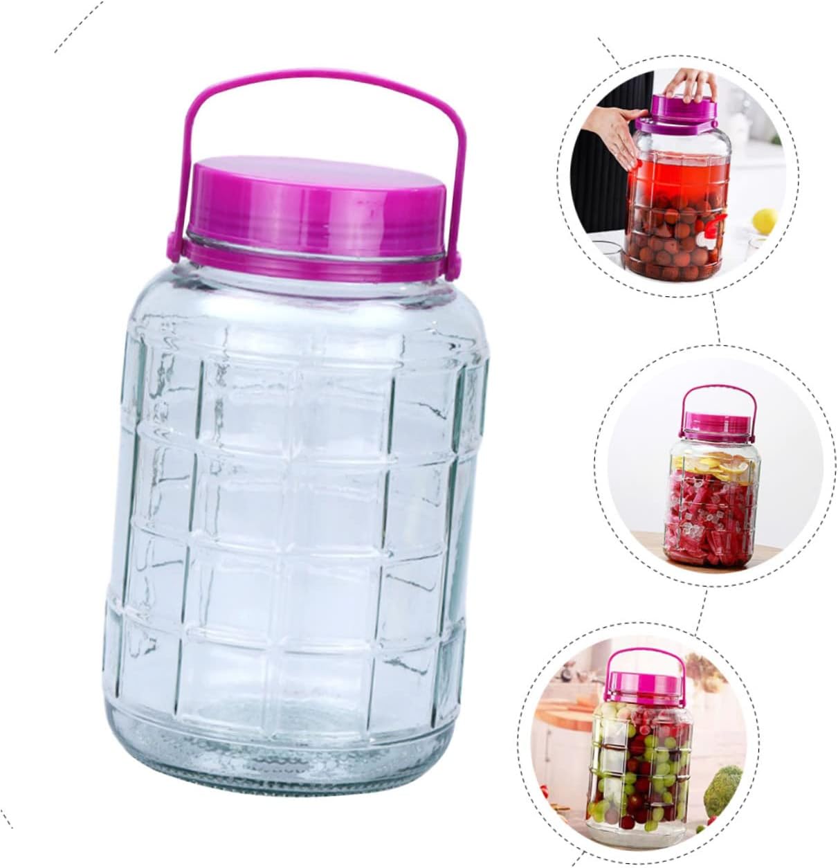 Envase de Vidrio con Tapa 16LT FSK6359