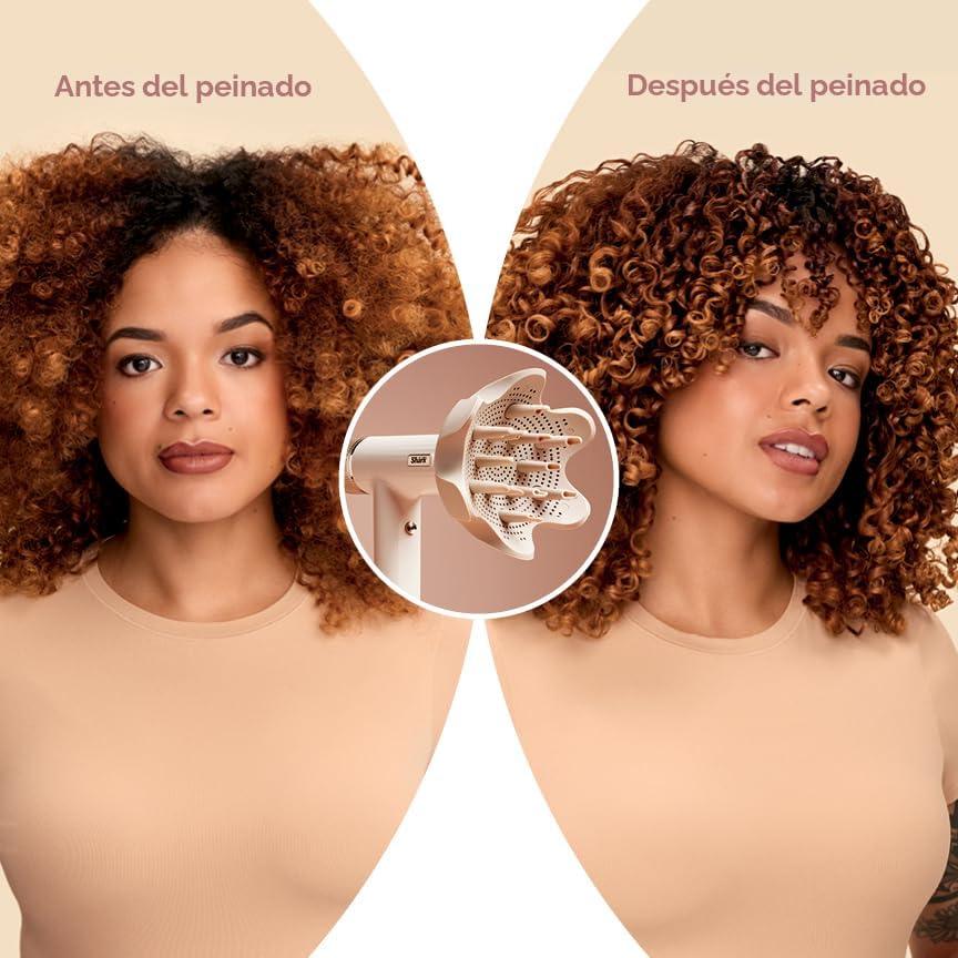 (LLEGANDO 10 DE AGOSTO) Secadora de Cabello Shark SpeedStyle HD332 1700W para Cabello Rizado y Crespo con Tecnología IQ Speed Styling y 4 Accesorios